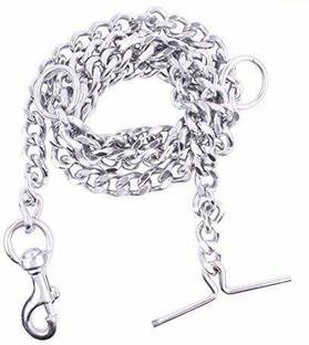 Paaltu Super Heavy Weight Dog Leash Diamond Cut Heavy Duty Dog Chain with Iron Hook 152 cm Dog Chain Leash