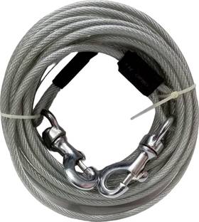 oaky Tie Out Cable Leash 6 Feet (6MM) for Dogs up to 40Kg,dog leash 183 cm Dog Cord Leash