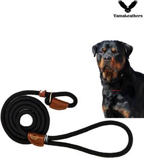 VamaLeathers British Style Slip Leash Length - 5 Feet, Thickness - 1 Cm 152.4 cm Dog Cord Leash