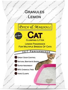 Patch and Marshall Super Quality Ball Shaped Super Absorbent & Fast Lumping Cat Litter 5 KG Pet Litter Tray Refill