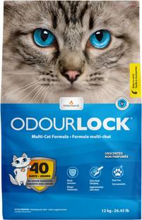 Odourlcok Intersand Odourlock Bentonite Cat Litter Clumpable & Easily Scoopable 12Kg Pet Litter Tray Refill