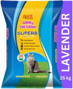 Jimmy Superb LAVENDER Scented Cat Litter 25 kg Pet Litter Tray Refill