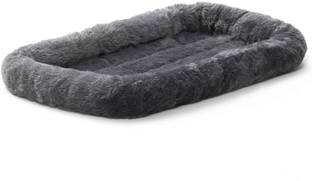 Ashok enterprises Bolster Rectengular Shape Dog & Cat Mat Fix Dog Creats, Machine wash & Dry (Small Grey) Dog, Cat Pet Mat Dog, Cat Pet Mat