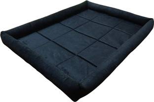 Guru Orthopedic Dog & Cat Plush Pet Mat, Black, M, LWH, 61x45x8 cm Dog, Cat Pet Mat