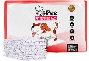puppee Pet Training Pads 60 X 45 CM, Urine Underpad 25 Count Per Packet (Pack of 1) Cat, Dog, Rabbit, Tortoise Pet Mat