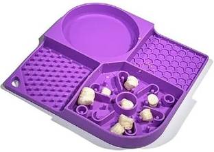FLOSTRAIN Pet Bowl Foot Plate Mat for Dog and Cat Dog, Cat, Rabbit, Tortoise Pet Mat