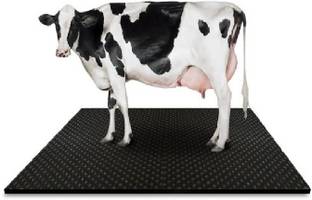 HAKEX Cow Mat, Mat for Cow, Buffalo, Bull,Horse, Rubber Mat for All Animal( black) Cow Pet Mat