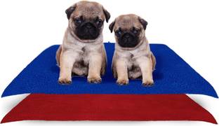 Amorite Reusable Washable Pee Pads-Puppies Washable Dog/Cat Diapers Pack of 2 Royal Blue + Maroon Dog, Cat, Guinea Pig, Hamster, Miniature Pig, Rabbit, Tortoise Pet Mat