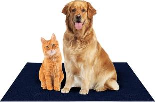 Amorite Reusable Washable Pee Pads-Puppies Washable Dog/Cat Diapers Dark Blue Dog, Cat Pet Mat