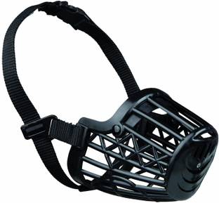 PetJoy Square Adjustable Strap Muzzle - Ensure Pet Safety & Comfort Large Strips Dog Muzzle