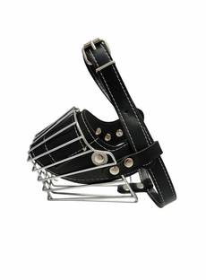 AomniStore Small Wire Dog Muzzle for Small & Medium Breeds Adjustable & Durable Iron Basket Small Other Dog Muzzle