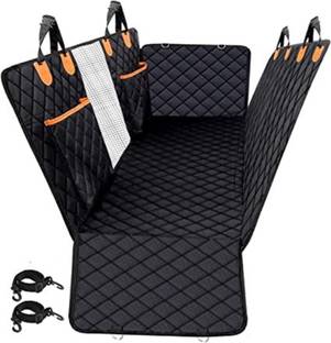 petlux Dog Car Seat Cover Waterproof, Scratch Proof and Nonslip Back Seat Cover Hammock Pet Seat Cover