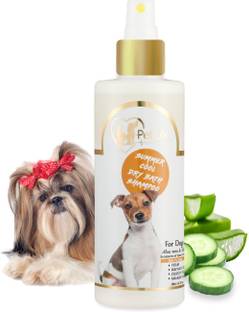 Pet Life Summer Cool Dry Bath Dog Shampoo For Shih Tzu Dog & Puppy – Natural Actives, Conditioning Fresh Fragrance, A Cleaner, Smoother & Shinier Coat, All Dog Breed, Waterless Spray Dog Shampoo