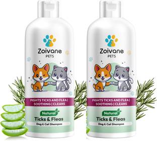 Zoivane Allergy Relief, Anti-dandruff, Flea and Tick, Whitening and Color Enhancing Green and Fresh Dog Shampoo