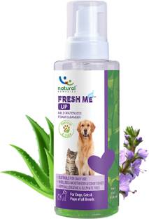 Natural Remedies Fresh Me Up Mild Waterless Foam Cleanser Dry Shampoo for Dogs, Cats & Pups Anti-microbial NA Dog Shampoo