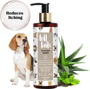 tell tails Itch No More | Removes Ticks & Fleas | Softens Coat Itch Relief, Anti-itching aloevera Dog Shampoo