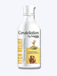 Lozalo Constellation ITCH RELIEF Dog Anti-itching Shampoo With the goodness of ROSEMARY & OATMEAL Dog Shampoo