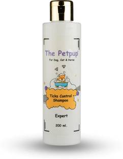 The PetPup Anti Dandruff & Ticks control shampoo for Dog,Cat and Horse Conditioning, Anti-dandruff, Flea and Tick, Anti-fungal, Anti-itching, Allergy Relief Neam Dog Shampoo