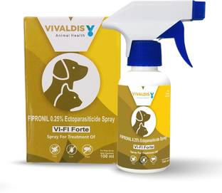 VIVALDIS VIFI Forte Spray For Flea and Tick Remover Dog, Cat Shampoo
