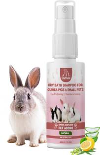 Unitailz Dry Bath Shampoo For Guinea Pigs & Small Pets, Rabbit | Instant Waterless Spray, Conditioning, Anti-dandruff, Anti-fungal ,Fresh, Rabbit Shampoo For Quick Clean & Refreshing | For All Small Pet Breed, Rabbit Shampoo