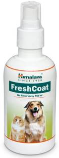 Himalaya Herbals Himalaya Fresh Coat Whitening and Color Enhancing Fresh Coat Spray | Dry Bath | Coat Cleanser | For Puppies | Dog | Cat | Pet Product | By Lakhubhai - 150 ml Dog Shampoo