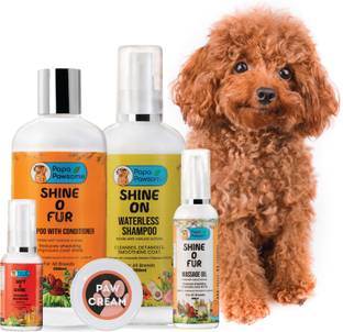 Papa Pawsome Poodle Complete Pet Spa Kit