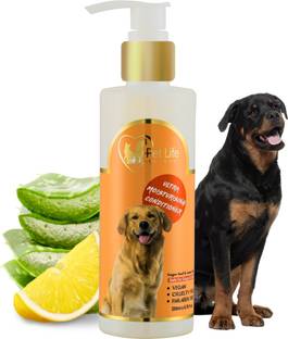 Pet Life Ultra Moisturising Dog Conditioner For Rottweiler Dog | Shiny & Healthy Coat Conditioning Fresh Fragrance, Silky, Soft & Smooth Hair, Suitable For All Type Of Dog & Puppy Dog Shampoo
