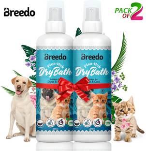 Breedo (Pack of 2) Blue Sea Dry Bath Shampoo Spray Waterless Shampoo Conditioning Allergy Relief, Conditioning, Anti-fungal, Anti-microbial, Anti-itching, Anti-dandruff Natural Dog Shampoo