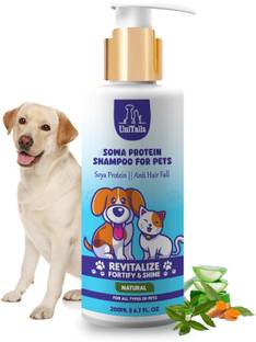 Unitailz Sowa Protein Shampoo For Labrador Dog -Cleans, Silky | Healthy Pet Fur Nourish, Conditioning, Anti-dandruff, Anti-itching, Allergy Relief, Anti-fungal Fresh, Anti Hair Fall Protein Dog Shampoo For All Type Of Dog Breed, Dog Shampoo