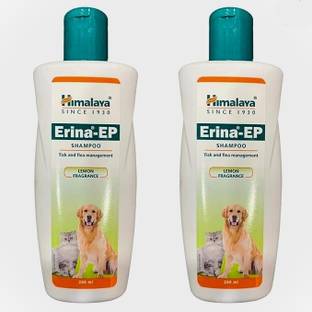 हिमालया Erina ep shampoo 200ml pack of 2 फ़्ली और टिक नेचुरल डॉग शैम्पू