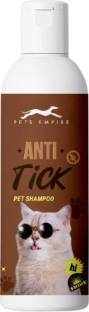 PETS EMPIRE Naturally Organic Body Shampoo for Pets,Pack of 1 (Anti Tick, 500ML) Flea and Tick Anti Tick Cat Shampoo
