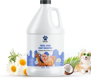 bscly Total Care Dog Shampoo, Moisturizes & Heals Skin Allergy Relief Chamomile, Aloe and Coconut Oil Dog Shampoo