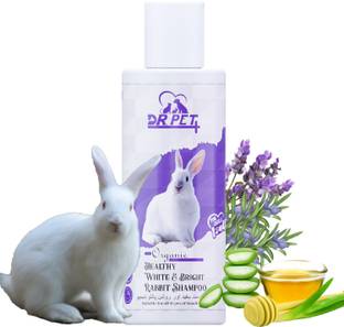 DT पेट प्लस Organic Healthy White & Bright Rabbit Shampoo For Deeply Cleanse Coat, Softens कंडीशनिंग, व्हाइटनिंग एंड कलर एन्हान्सिंग फ्रेश एंड सूदिंग फ्रेगरेंस, एलिमिनेट्स बैड ओडर, फॉर ऑल व्हाइट रैबिट ब्रीड खरगोश शैम्पू