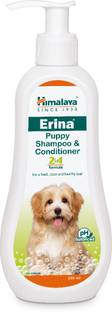 HIMALAYA Erina Puppy Shampoo & Conditioner I Mild & Gentle I pH Balanced I Improves Coat Conditioning Mild Dog Shampoo