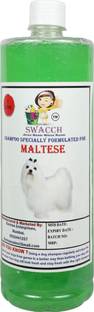 swacch Dog Shampoo + Dumbbell Toy & Teeth Cleaning Rubber Chew Toy I Combo Pack Maltese Conditioning Neem Alovera Dog Shampoo