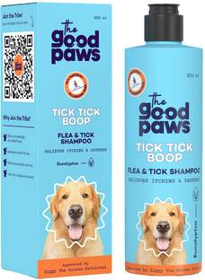 The Good Paws Tick Tick Boop Dog Shampoo | Relieves Itching & Dryness | For Golden Retriever | Hypoallergenic, Flea and Tick, Anti-itching | All Natural | Made Safe, Eucalyptus (Allergen Free), Lemongrass Oil Dog Shampoo