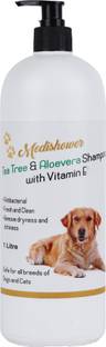 Medilogy Biotech Dog Shampoo Tea Tree and Aloe Vera Anti-microbial, Allergy Relief, Anti-fungal, Anti-itching, Whitening and Color Enhancing Refreshing, Enchanting, Flowery, Fragrance Dog Shampoo