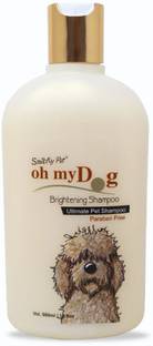 Waggy Zone Naturally Organic Oh My Dog Shampoo Shiny and Soft Fur (Brightening) Whitening and Color Enhancing Mild Dog Shampoo