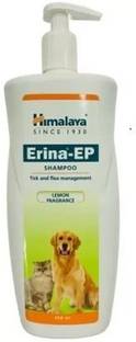 HIMALAYA Erina EP Shampoo 450ml ( Tick & Flea Management ) Anti-itching, Flea and Tick Lemon Dog Shampoo