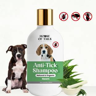 House Of Tails Anti tick dog shampoo for pets Flea and Tick neem, Aloe vera Dog, Cat Shampoo