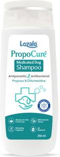 Lozalo PropoCure Medicated Dog Shampoo Anti-parasitic, Anti-microbial Aloevera Dog Shampoo