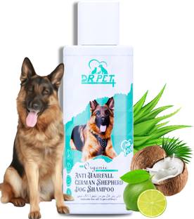 DR PET PLUS Anti Hairfall German Shepherd Dog Shampoo -Reduces Hair Fall, Strengthening Coat Conditioning Fresh Fragrance, Hair Deshedding Cleanser For All Dog Breed, Dog Shampoo