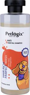 Petlogix Pet Body Wash Shampoo | Natural Pet-Friendly Paraben-Free Formula Anti-itching Aloevera, Oatmeal, Apple Cider & Chamomile Dog, Cat Shampoo