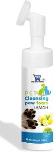 THE DDS STORE Pet Foot Cleaning Foam, Paw Cleaner Massage Brush Care Supplies 150 ml Anti-parasitic Lemon Dog Shampoo