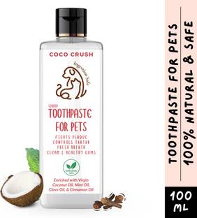 COCO CRUSH Natural Pet Toothpaste with Coconut Oil | Clove, Peppermint, & Cinnamon Infused Pet Toothpaste