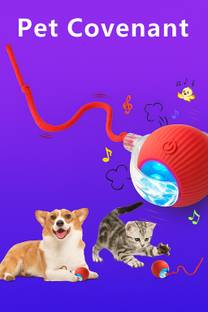 SIMESTICH Smart Pet Dancing Ball – Motion Sensor Toy Ball For Dog & Cat Silicone, Plastic Ball, Rubber Toy For Dog & Cat