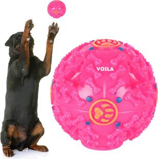VOILA Bouncy Fetch Toy Rubber Ball For Dog