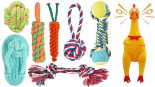 decorvaiz Tail Dog Toys+Dog Chew Toys+Puppy Teething Toys+Rope Dog Toy+Dog Toys Cotton, Rubber Ball, Bone, Chew Toy, Rubber Toy, Squeaky Toy, Training Aid, Tug Toy For Dog