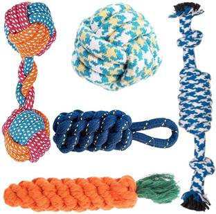 PETZLUV YOUHAVEDEAL Dog Toys + Chew Toys + Teething Rope Toys for Small to Medium Breed Cotton Chew Toy, Fetch Toy, Training Aid For Dog