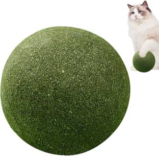 Emily Pets Cat Mint Catnip Ball Teeth Cleaning Playing Chew Toy for Cats Wooden Chew Toy, Training Aid For Cat
